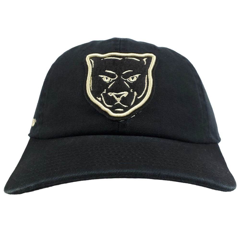 Compound Black Cat Mitchell & Ness Collab Dad Hat‎ Cap Felt Embroidery Logo New